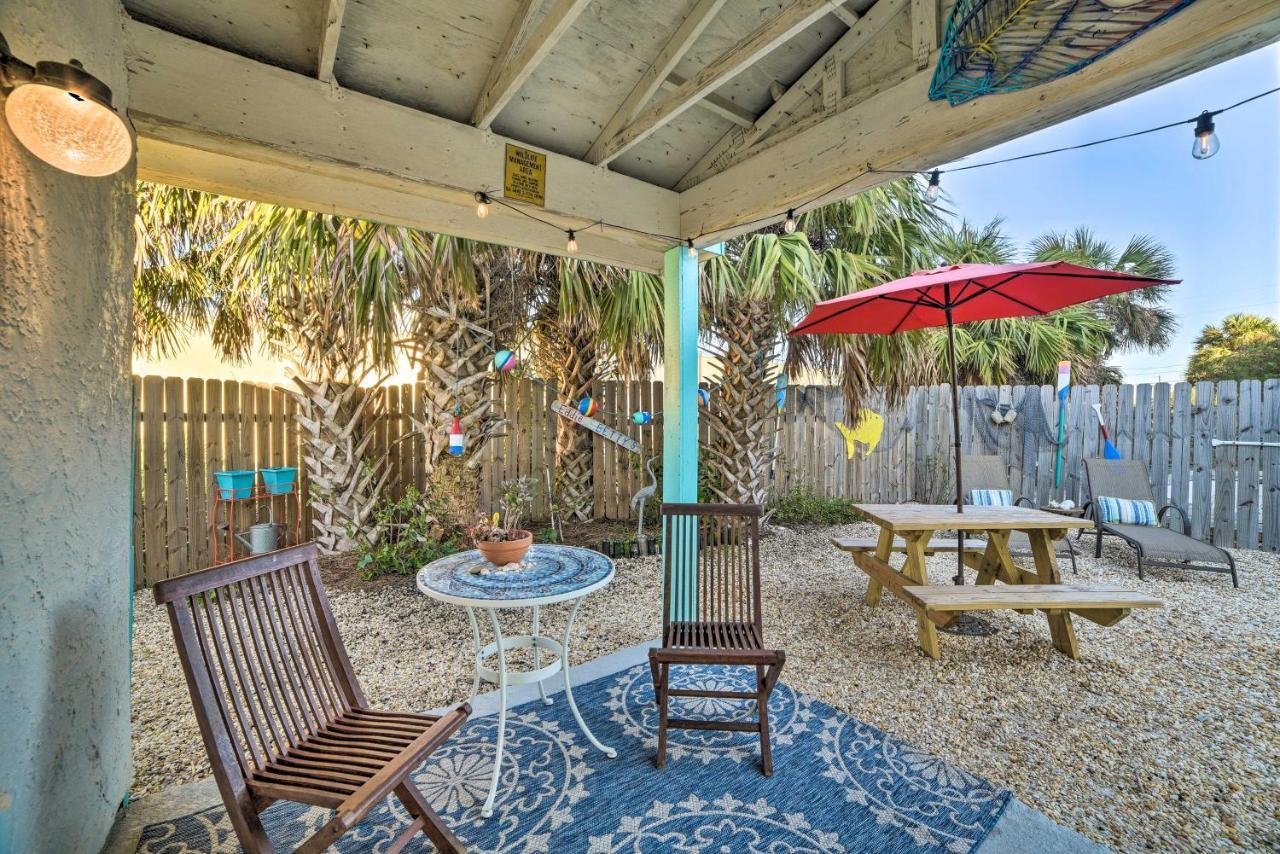 Pcb Studio With Private Patio Steps To Beach! Panama City Beach Eksteriør billede