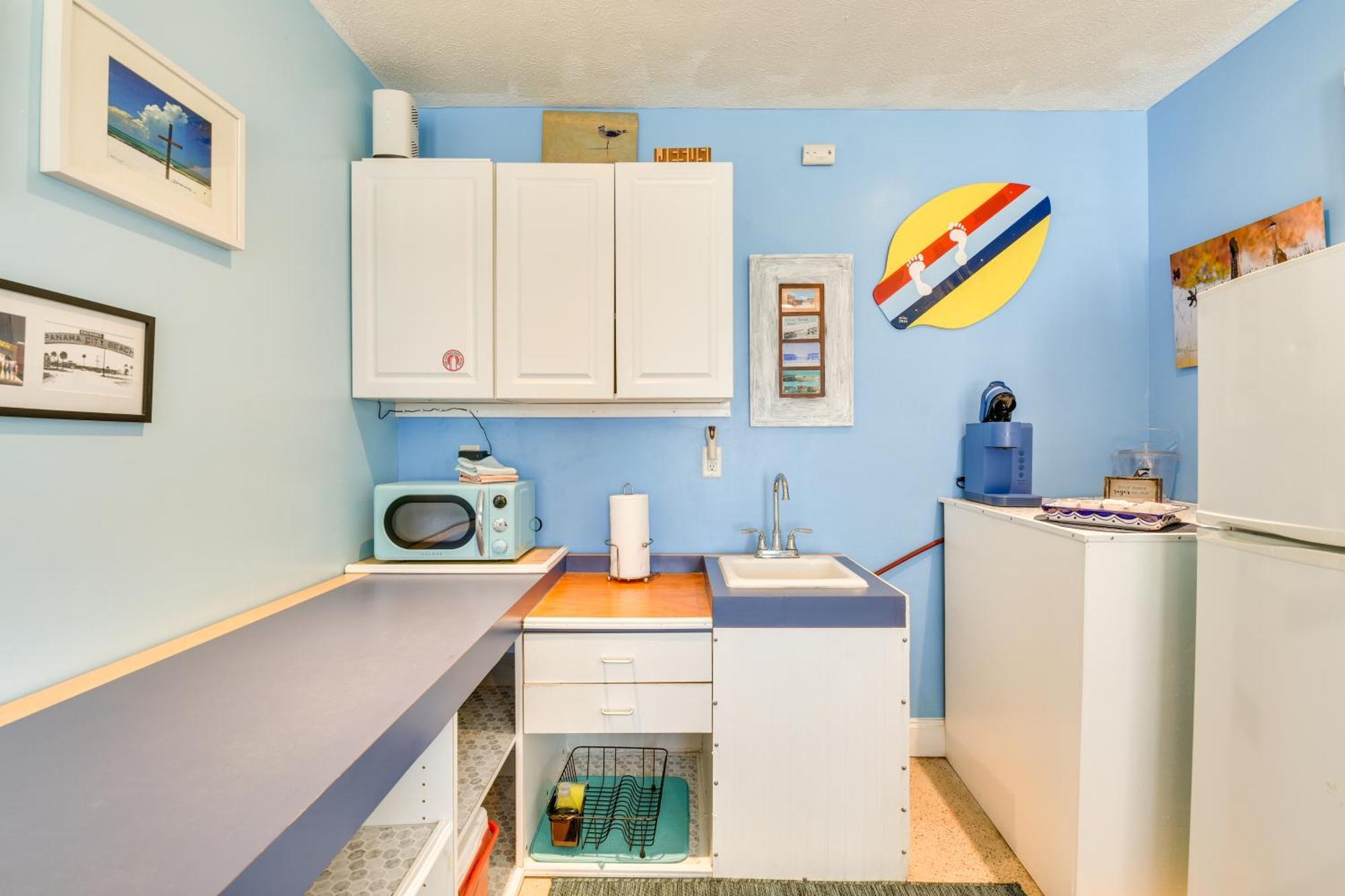 Pcb Studio With Private Patio Steps To Beach! Panama City Beach Eksteriør billede