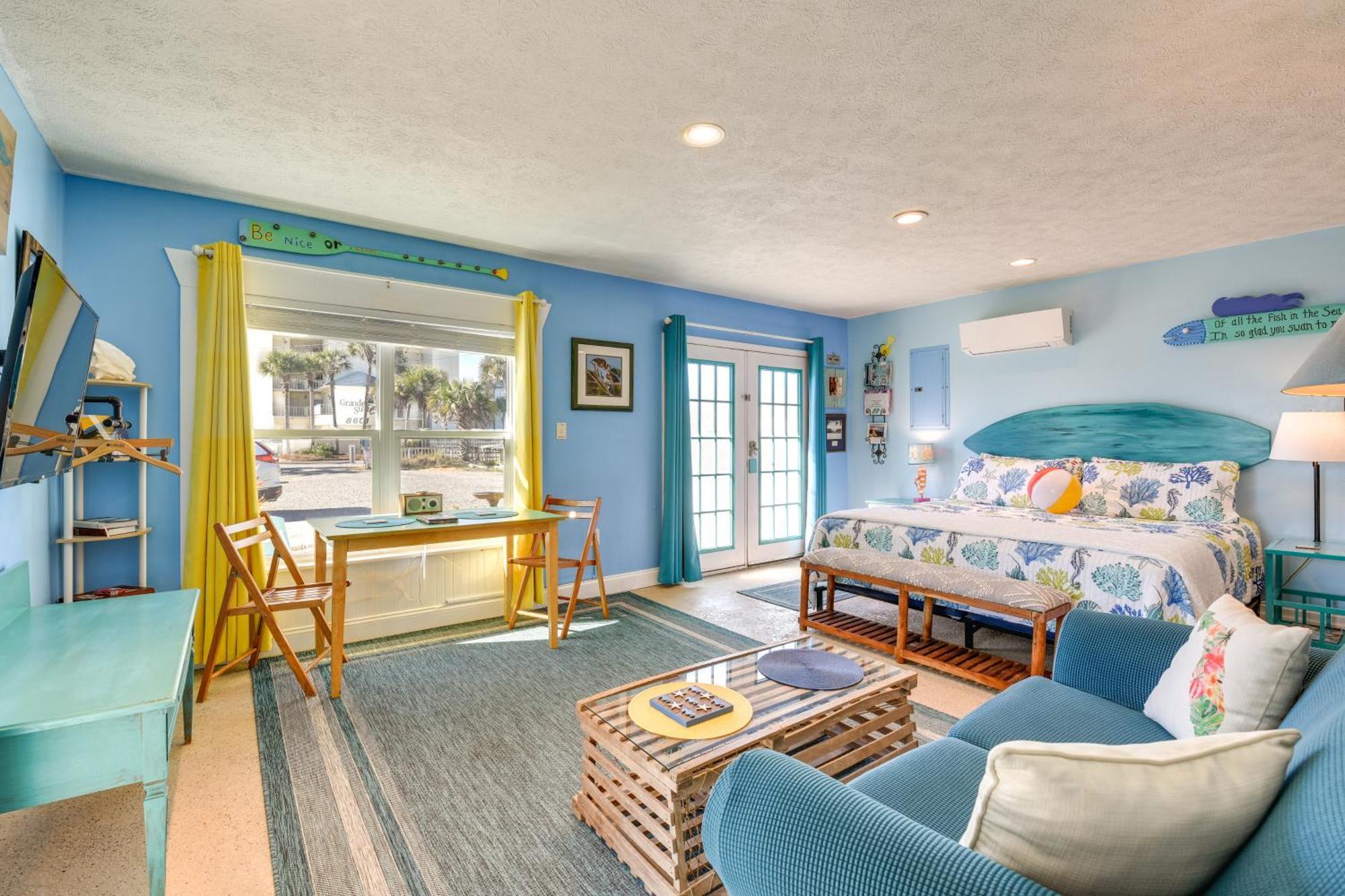 Pcb Studio With Private Patio Steps To Beach! Panama City Beach Eksteriør billede